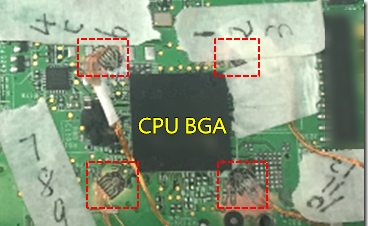 BGA錫裂，使用應(yīng)變片(Strain Gauge)量測電路板到底哪個(gè)環(huán)節(jié)產(chǎn)生較大變形量