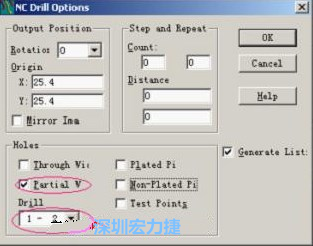 轉(zhuǎn)完Gerber后，接著還需轉(zhuǎn)鉆孔，通孔和盲、埋孔的轉(zhuǎn)法有所不同，轉(zhuǎn)通孔只須點(diǎn)擊Add，在彈出的窗口Document Name輸入文件名