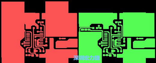 此操作可使文件中大部分的焊盤(pán)輸出后仍為焊盤(pán)，不會(huì)成為線性焊盤(pán)，并且不會(huì)產(chǎn)生像下圖一樣的短路情況