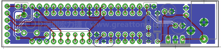 以上就是布線的所有步驟了。接下來就只剩下絲?。╯ilk-screen）、建立Gerber檔跟drill檔和送去印刷電路板廠制作的步驟。